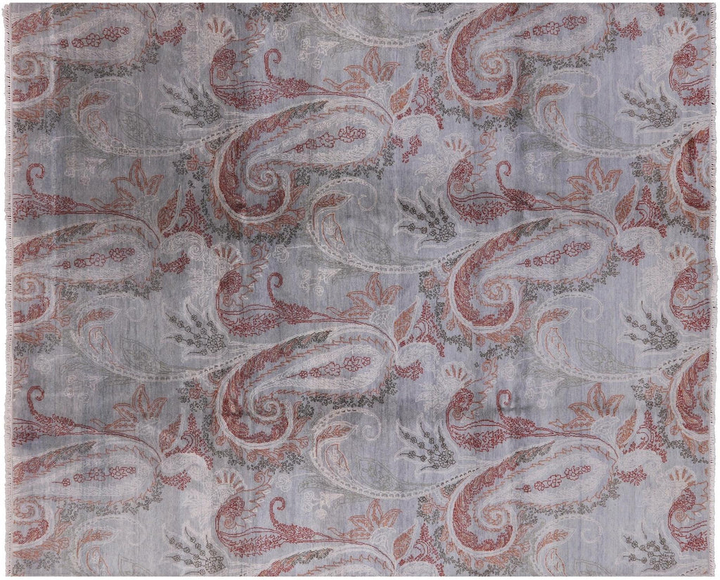 Wool & Silk William Morris Handmade Area Rug - Manhattan Rugs