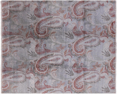 Wool & Silk William Morris Handmade Area Rug - Manhattan Rugs