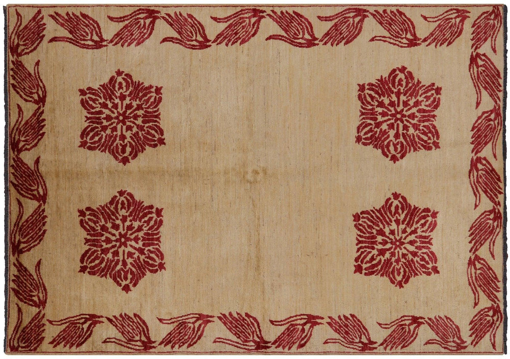 Gabbeh Hand Knotted Wool On Wool Area Rug - Manhattan Rugs