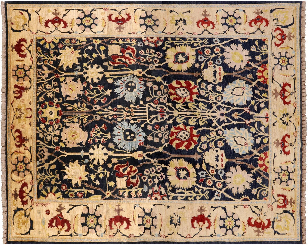 Signed Peshawar Hand Knotted Wool Rug - Manhattan Rugs