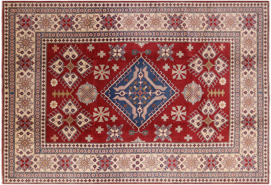 Kazak Hand Knotted Wool Area Rug - Manhattan Rugs