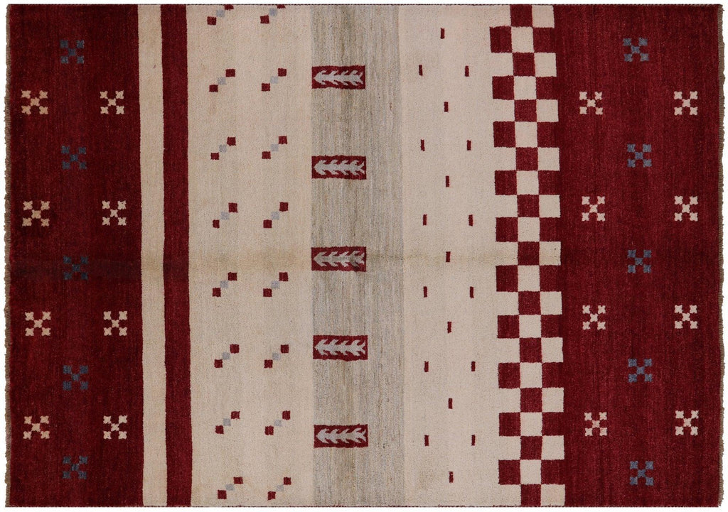 Persian Gabbeh Hand Knotted Wool Rug - Manhattan Rugs