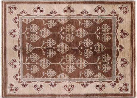 Peshawar Hand-Knotted Wool Area Rug - Manhattan Rugs