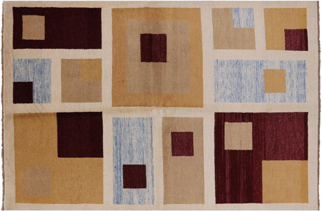 Persian Gabbeh Hand Knotted Wool Area Rug - Manhattan Rugs