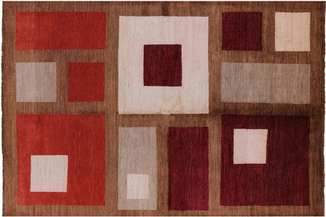 Gabbeh Hand-Knotted Wool Rug - Manhattan Rugs