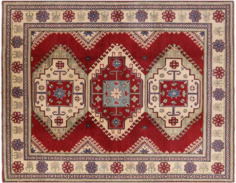 Kazak Hand Knotted Wool Area Rug - Manhattan Rugs