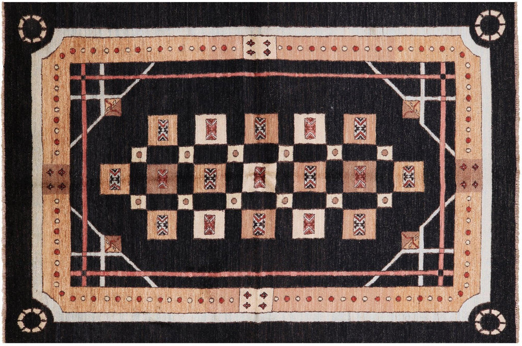 Persian Gabbeh Hand Knotted Wool Area Rug - Manhattan Rugs