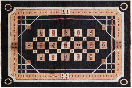 Persian Gabbeh Hand Knotted Wool Area Rug - Manhattan Rugs