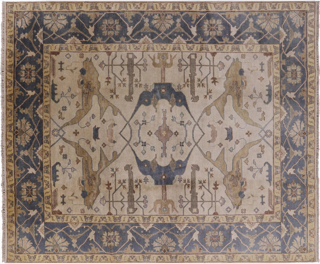 Turkish Oushak Hand Knotted Wool Rug - Manhattan Rugs