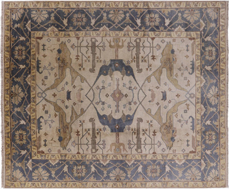 Turkish Oushak Hand Knotted Wool Rug - Manhattan Rugs