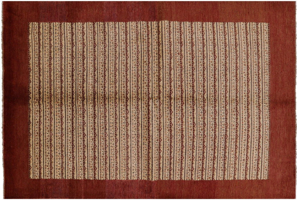 Hand Knotted Persian Gabbeh Wool Rug - Manhattan Rugs