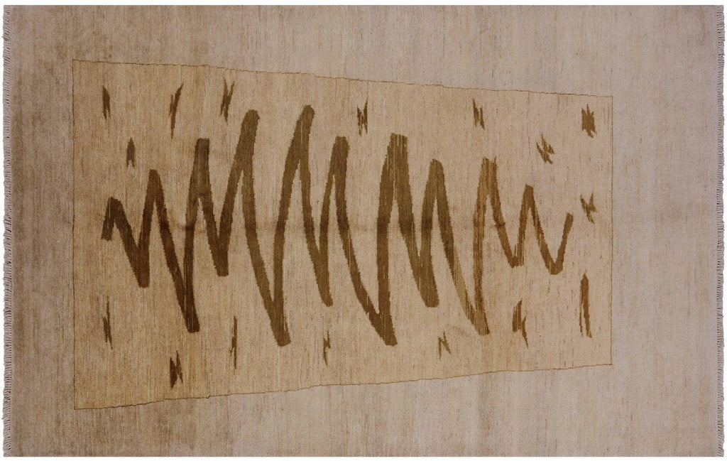 Gabbeh Hand Knotted Wool Area Rug - Manhattan Rugs