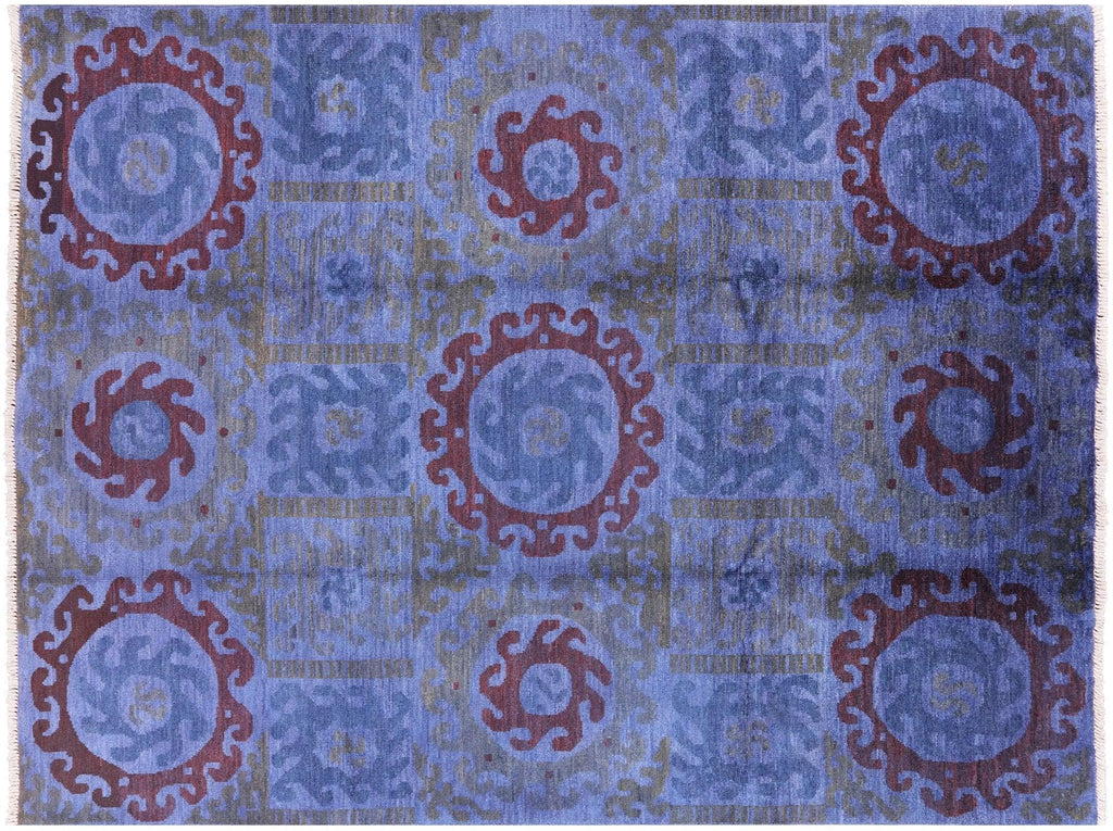Full Pile Overdyed Hand Knotted Wool Rug - Manhattan Rugs