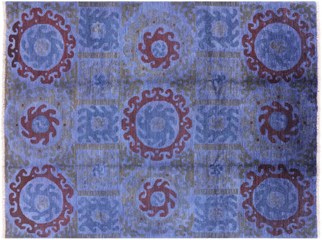 Full Pile Overdyed Hand Knotted Wool Rug - Manhattan Rugs