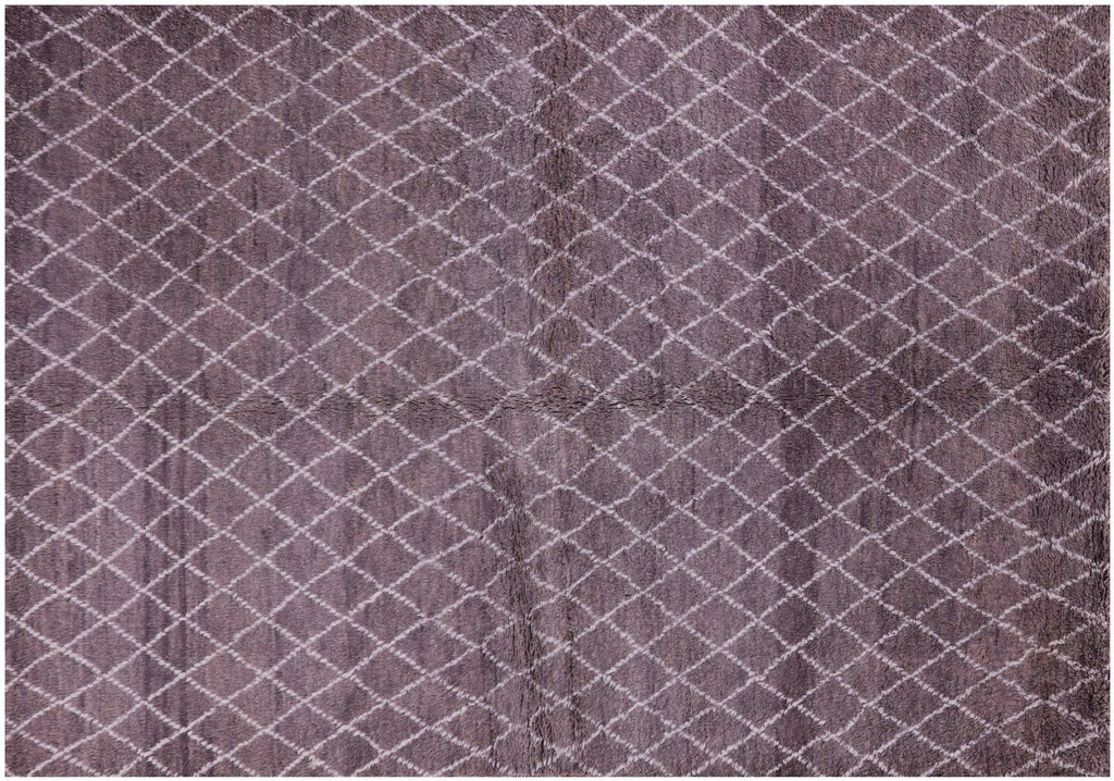 Hand Knotted Moroccan Wool Rug - Manhattan Rugs