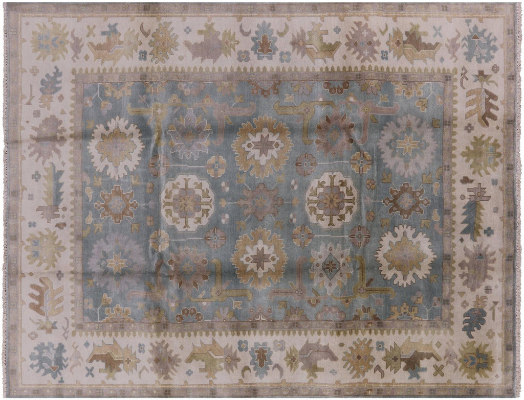 Turkish Oushak Hand Knotted Wool Rug - Manhattan Rugs