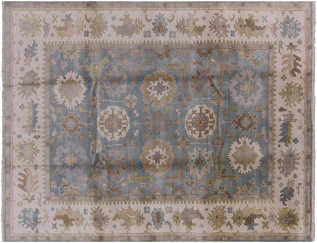 Turkish Oushak Hand Knotted Wool Rug - Manhattan Rugs