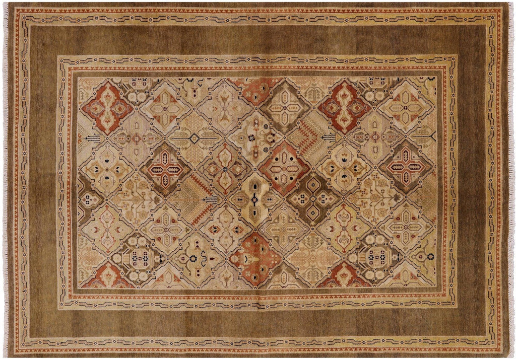 Chobi Peshawar Hand Knotted Wool Rug - Manhattan Rugs