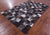Black & Brown Salt & Pepper Natural Cowhide Hand Stitched Rug - Manhattan Rugs