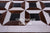 Brown & White Natural Black Cowhide Hand Stitched Rug - Manhattan Rugs