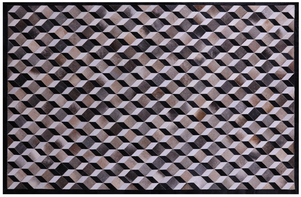 Natural Cowhide Hand Stitched Rug - Manhattan Rugs