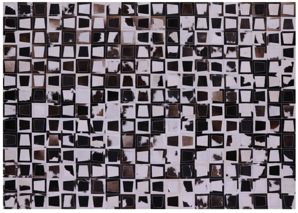 Wabi-Sabi Natural Cowhide Hand Stitched Rug - Manhattan Rugs