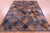 Lantern Tile Brown Natural Cowhide Hand Stitched Rug - Manhattan Rugs