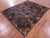 Lantern Tile Brown Natural Cowhide Hand Stitched Rug - Manhattan Rugs