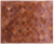 Lantern Tile Brown Natural Cowhide Hand Stitched Rug - Manhattan Rugs