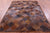 Lantern Tile Brown Natural Cowhide Hand Stitched Rug - Manhattan Rugs