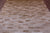 Brown & White Gradient Brickwork Natural Cowhide Hand Stitched Rug - Manhattan Rugs