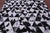 Black & White Natural Cowhide Hand Stitched Rug - Manhattan Rugs