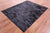Black Brickwork Natural Cowhide Hand Stitched Rug - Manhattan Rugs