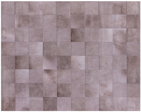 Light Brown Natural Cowhide Hand Stitched Rug - Manhattan Rugs