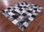 Black & White Natural Salt & Pepper Cowhide Hand Stitched Rug - Manhattan Rugs