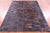 Brown Brickwork Natural Cowhide Hand Stitched Rug - Manhattan Rugs