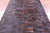 Brown Brickwork Natural Cowhide Hand Stitched Rug - Manhattan Rugs