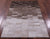 Brown & White Gradient Brickwork Natural Cowhide Hand Stitched Rug - Manhattan Rugs