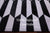 Black & White Natural Cowhide Hand Stitched Rug - Manhattan Rugs