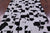 Black & White Natural Cowhide Hand Stitched Rug - Manhattan Rugs