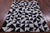 Black & White Natural Cowhide Hand Stitched Rug - Manhattan Rugs