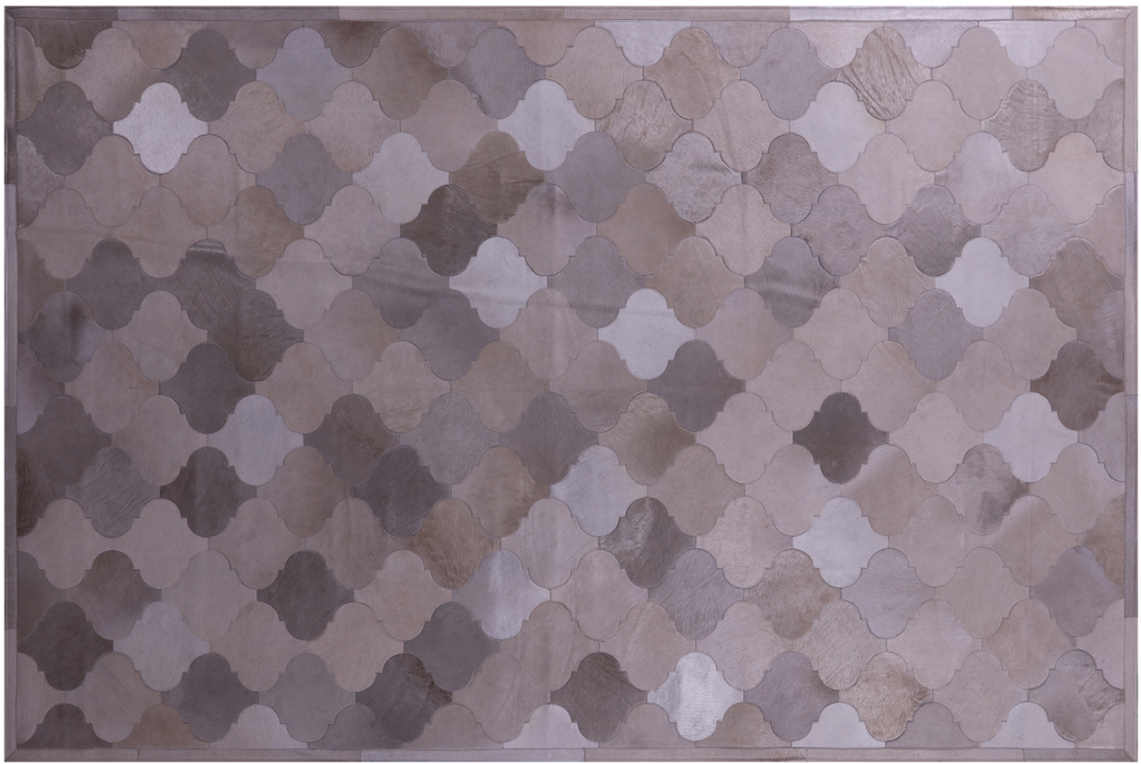 Champagne Natural Cowhide Hand Stitched Rug - Manhattan Rugs