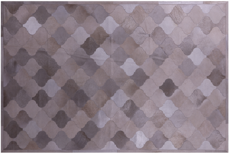 Champagne Natural Cowhide Hand Stitched Rug - Manhattan Rugs