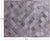 Grey Natural Cowhide Hand Stitched Rug - Manhattan Rugs