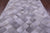 Lantern Tile Grey Natural Cowhide Hand Stitched Rug - Manhattan Rugs