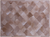 Lantern Tile Light Brown Natural Cowhide Hand Stitched Rug - Manhattan Rugs