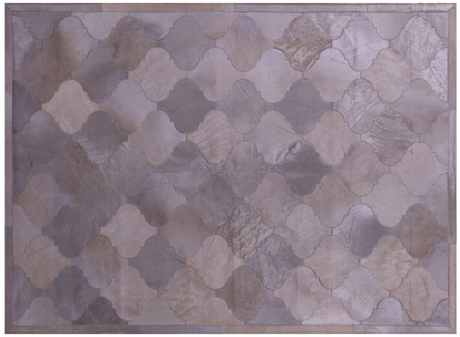Champagne Natural Cowhide Hand Stitched Rug - Manhattan Rugs