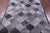Lantern Tile Grey Natural Cowhide Hand Stitched Rug - Manhattan Rugs