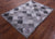Lantern Tile Grey Natural Cowhide Hand Stitched Rug - Manhattan Rugs
