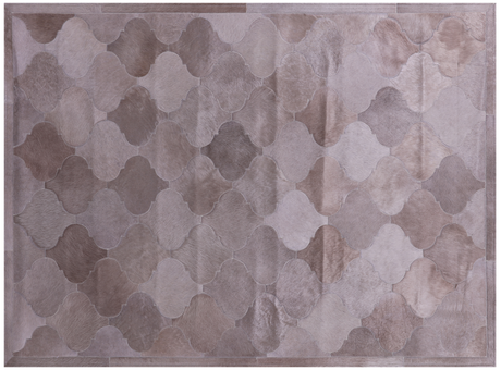 Brown Natural Cowhide Hand Stitched Rug - Manhattan Rugs